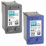 Computer : ORIGINAL HP 21 AND 22 TWIN SET CARTRIDGE FOR HP PRINTER AND PRINTER SCANNER COPIERS PSC, PHOTOSMART SERIES