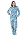 Footed Pajamas - Winter Wonderland Adult Fleece