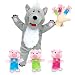 Big Bad Wolf and 3 Little Pigs Tellatale Hand Puppet