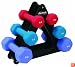Altus Athletic 32-Pound Dumbbell Set with Stand