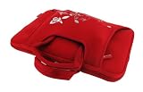 rooCASE Neoprene Netbook Sleeve Case for Acer Aspire One AO521-3782 10.1-inch (Spring Butterfly - Red)