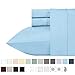 California Design Den 400 Thread Count 100% Cotton Sheet Set, Blue Twin XL Sheets 3 Piece Set, Long-Staple Combed Pure Natural Cotton Bedsheets, Soft & Silky Sateen Weave