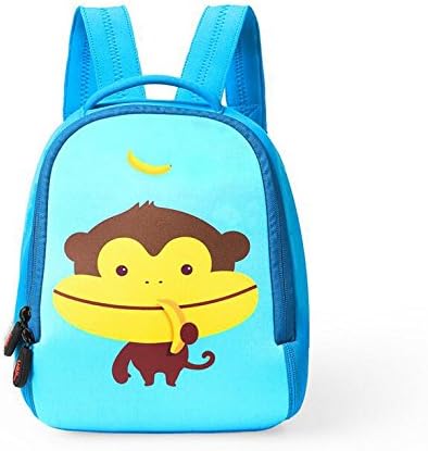 GoodBaby Kids Backpack 3D Cute Zoo Cartoon School Toddler Sidesick Boys Girls Bags (monkey1)