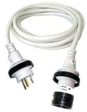 Conntek 17102 Marine Shore Power 25-Foot 10/3 30 Amp Power Cordset With Light Indicator