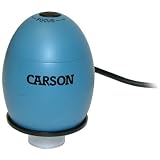 New - CARSON MM-480B ZORBTM USB DIGITAL MICROSCOPE WITH 35X OPTICAL ZOOM (SURF BLUE)