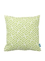 Bottega Tessile Cojín Con Relleno Extraíble (Verde/Blanco)