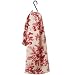 April Cornell Cherry Blossom Red Waffleweave Tea Towel