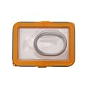 My Aqua Case 6810, Large Underwater Case for Certain Canon, FujiFilm, Nikon, Olympus, Panasonic, Pentax, Ricoh, Samsung & Sony Digital Cameras, Good Down to 30 Meters, Orange