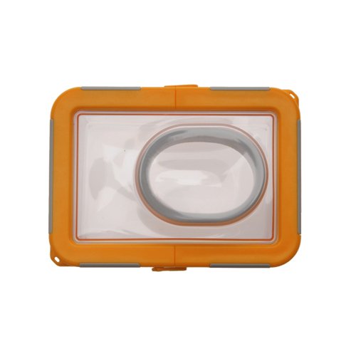 My Aqua Case 6810, Large Underwater Case for Certain Canon, FujiFilm, Nikon, Olympus, Panasonic, Pentax, Ricoh, Samsung & Sony Digital Cameras, Good Down to 30 Meters, Orange