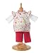 Corolle 17 Inch Classic Baby Doll Fashions Flowered Tunic Set