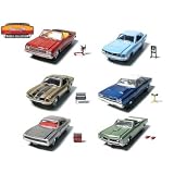 Set of 6 Muscle Car Garage Hobby Collection Series 2 1 64 by Collectable Diecast