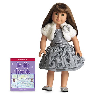 American Girl Hard to Find Fancy Flower Dress-image
