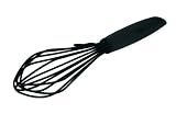 Orka All Silicone Sauce Whisk.  Color Black.
