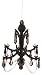 Tools & Hardware : Kikkerland LED Chandelier Black