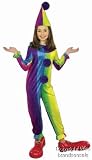 Child's Circus Clown Halloween Costume (Size: X-Small 4-6)