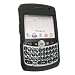 Clip On Rubber Coated Case for Blackberry Curve 8330, Black