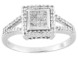 10KT WG .33CTW DIAMOND RING