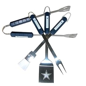 Siskiyou Sports Dallas Cowboys 4 pc NFL BBQ Set