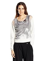 AnnaRita N Sudadera (Blanco / Gris)