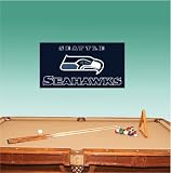 Seattle Seahawks Football Wall Decal 25" x 10"