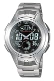Casio Analog/Digital Combo 100 Meter Watch, AQ160WD-1BV, Metal, World Time, Stopwatch, Countdown Timer, 4 Alarms