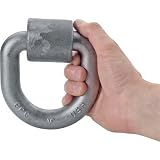 Buyers Heavy-Duty Forged D-Ring - 1 in. Dia. w/ Weld-On Bracket