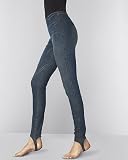Shape fx Denim Look Stirrup Leggings