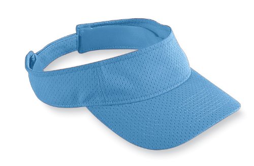 Augusta Sportswear Youth Athletic Mesh Visor, Columbia Blue, One Size Augusta Sportswear Youth Athletic Mesh Visor, Columbia Blue, One Size