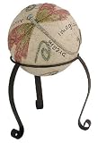 Dragonfly/Butterfly Inspirational Garden Orb Gazing Globe with Iron Stand (7 inch)