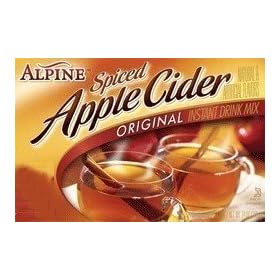 Alpine Spiced Cider Original Apple Flavor Drink Mix , 60 Packets of 0.74-Ounce
