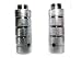 Oversize Steel BMX Stunt Grind Pegs Silver 14mm Axles