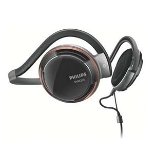Philips SHS5200 Reflective Neckband Headphones by 