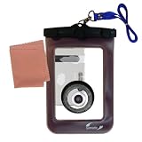 Gomadic Clean-n-Dry Waterproof Camera Case for the Casio Exilim EX-S1 * unique floating design