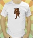 Internet Meme T-Shirt: Pedobear / Pedo B&auml;r (Wei&szlig;) Gr&ouml;&szlig;e M