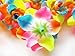 (100) Silk Neon Roses Flower Head - 1.75