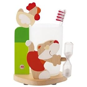 Sevi Sunny Farm Toothbrush Timer Eco-Friendly Toy, Cat