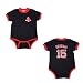 MLB Boston Red Sox Pedroia Nr. 15 Baby / Kleinkind One-Piece Body / Strampler / Onesie (Größe: 18)