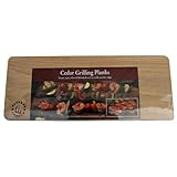 Nature's Cuisine NC004-4S 14 by 5-1/2-Inch Cedar Outdoor Grilling Plank, 4-Pack