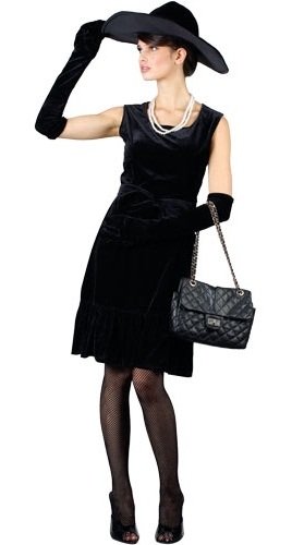 Audrey Hepburn Hat & Pearls 