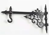 Cast aluminium hanging basket bracket