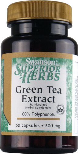 Green Tea Extract - Standardized 60% Polyphenols (60 x 500mg Capsules)