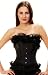 Authentic Steel Boned Waist Reducing Burlesque Satin Corset 