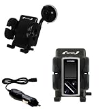 Cowon iAudio 6 Flexible Auto Windshield Holder with Car Charger - Uses Gomadic TipExchange