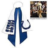 Indianapolis Colts Ponytail Holder Hair Tie Ribbon