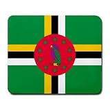 Dominica Flag Mouse Pad