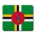 Dominica Flag Mouse Pad