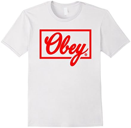 Men's OBEY t-shirt Large White