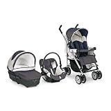 Chicco - 60846440200 - Puériculture - Combine Trio - Poussette - Trio Enjoy Evolution Wall Street - Bleu et Beige