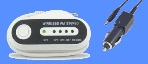 Powered FM Transmitter for Sirius XM STARMATE SPORTSTER STRATUS 6 5 4 3 XPRESS S50 InV STILETTO STILLETO2 SKYFI ROADY ONYX Radio