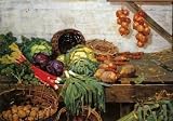 12X16 inch Macgregor William The vegetable stall Sun Canvas Art